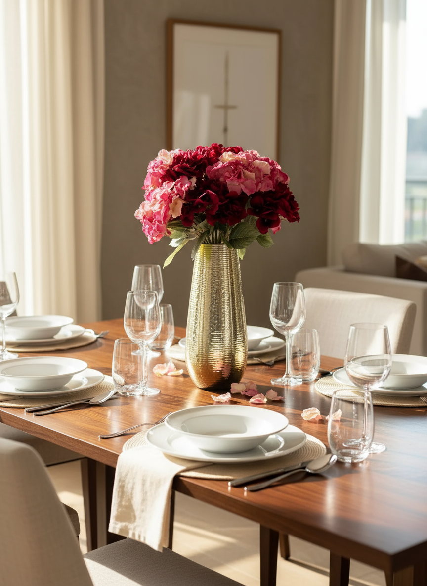 Artificial Mixed Hydrangea Flower (Set of 2)