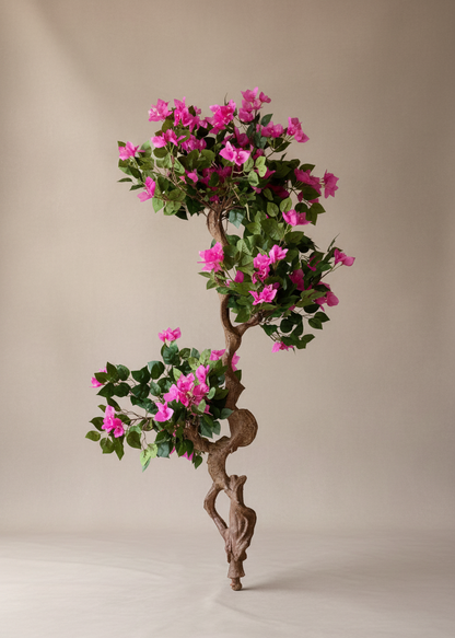Artificial Twisted Bougainvillea Tree - 5 Feet