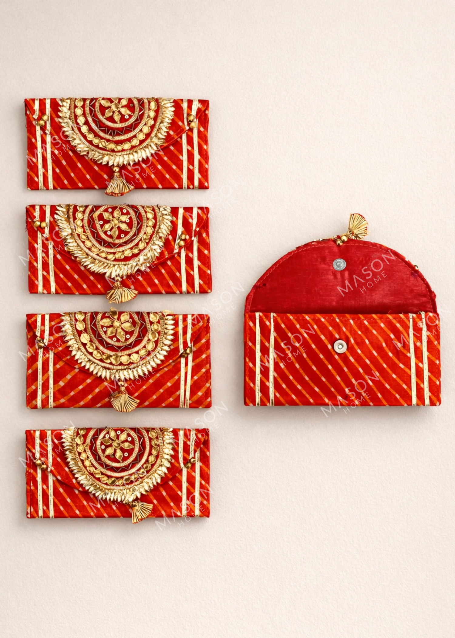 Festive Zari Envelope OR - Set of 5