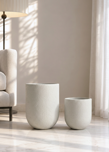 Lassa Planters - Chalk White