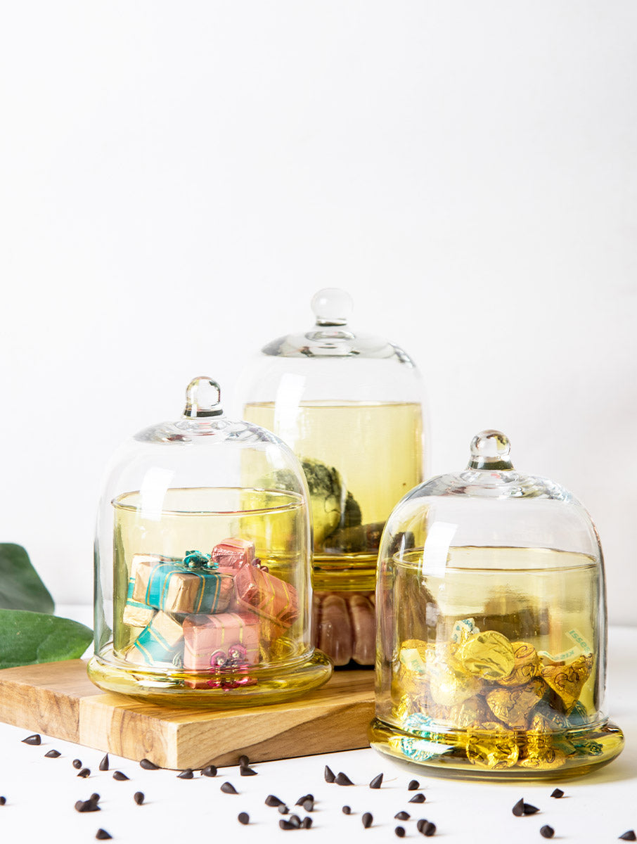 Bell Jar - Yellow (Set of 2)