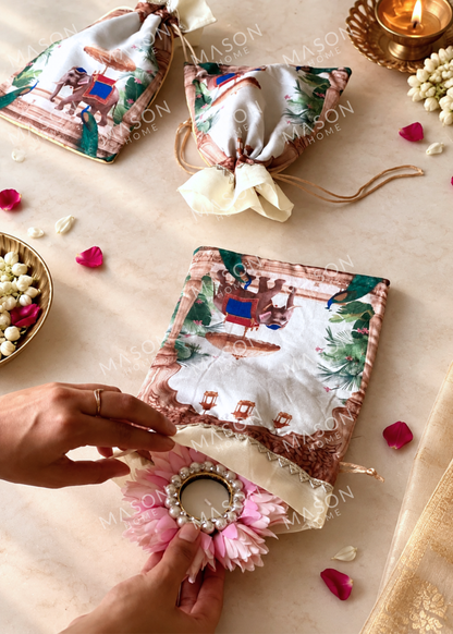 Festive Elephant Potli - Set of 5
