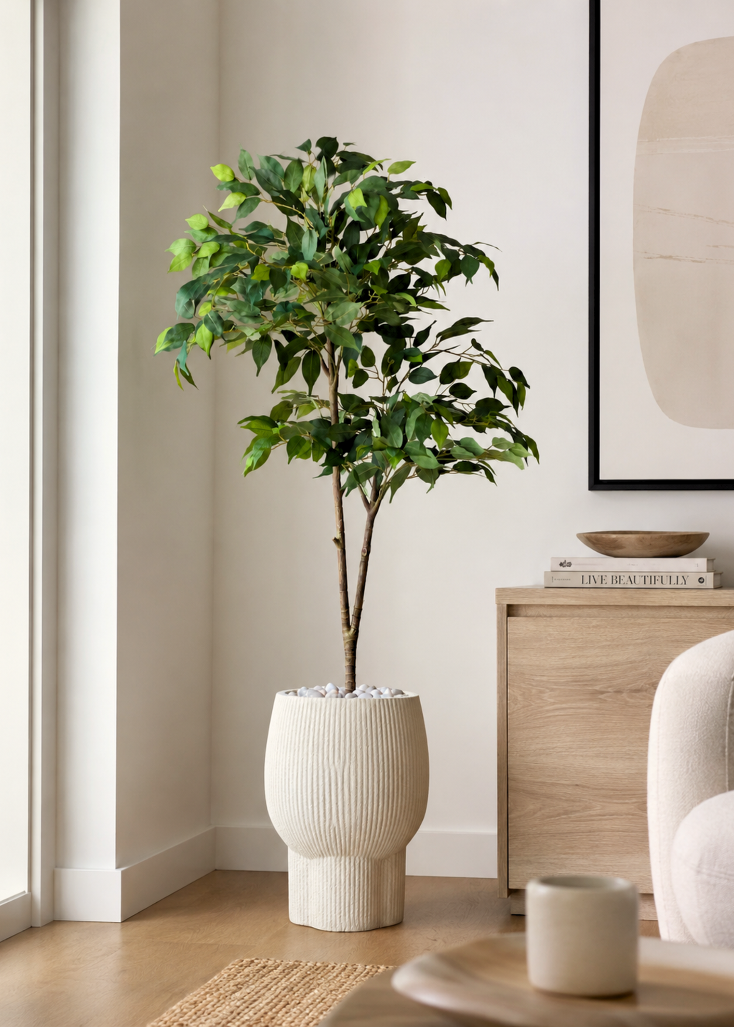 Artificial Ficus Aura Plant - 5 Feet