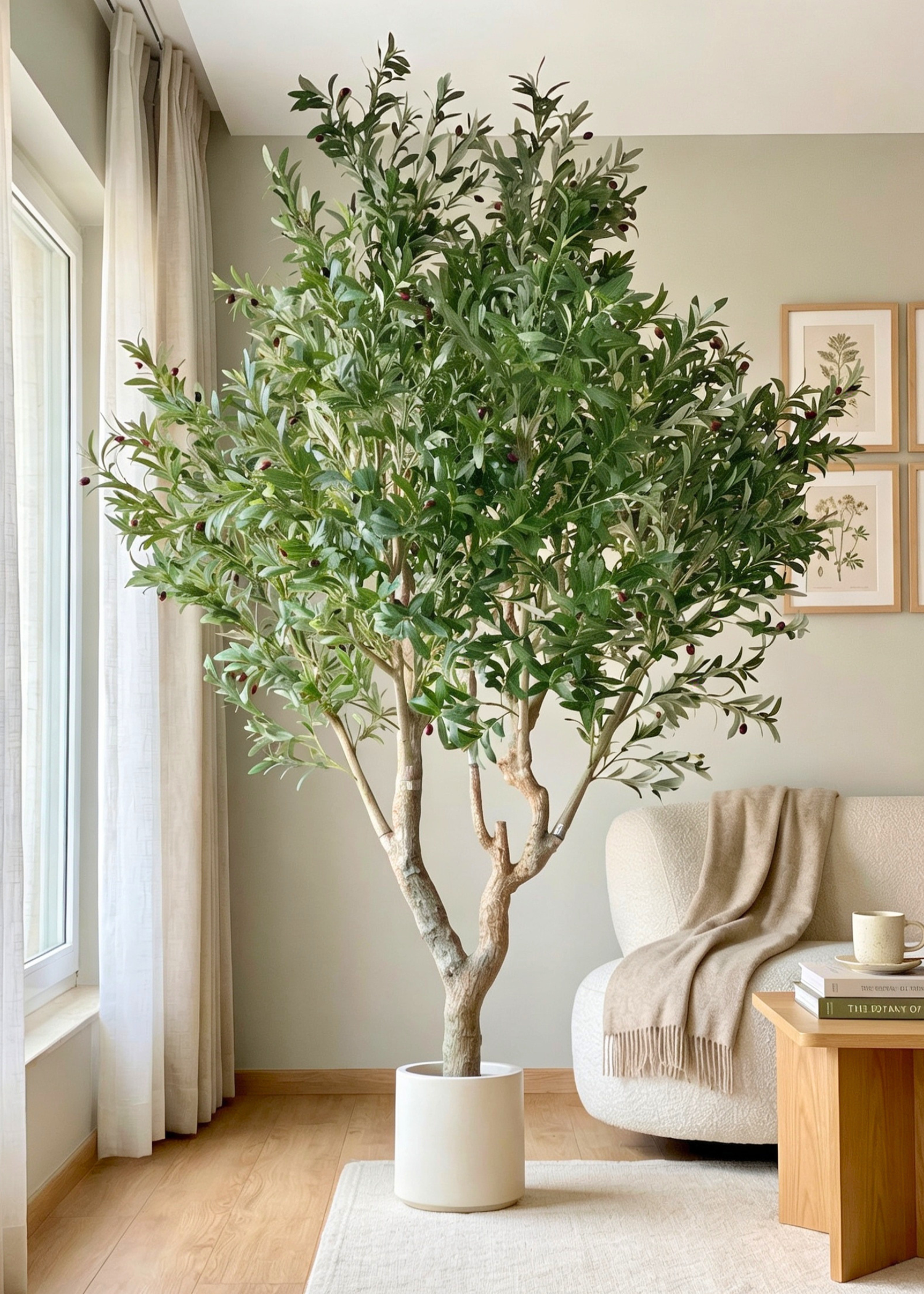 Artificial Olive Allure Plant -  8 Feet