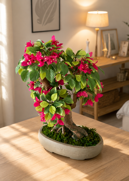 Artificial Bougainvillea Bonsai Plant  -1.5 Feet