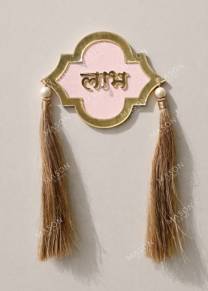 Shubh Labh Latkan &amp; Pagla - Pink (Set of 4)