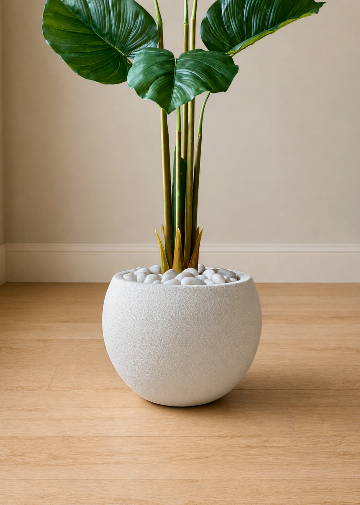 Lithos Planters - Chalk White