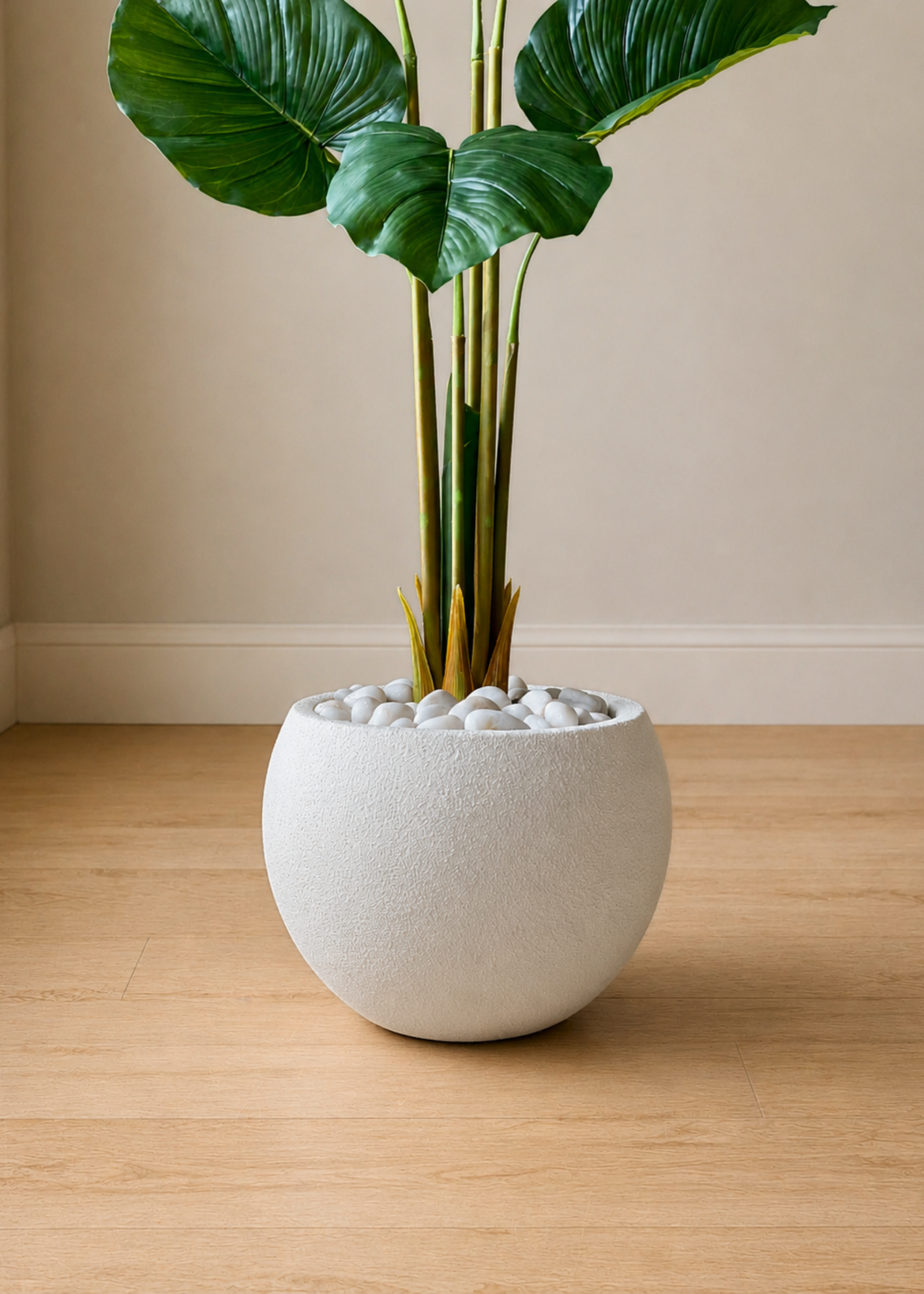 Lithos Planters - Chalk White