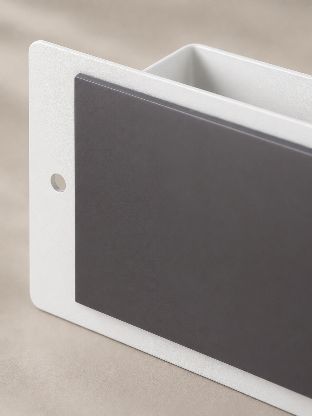 Single Magnetic Tissue  Holder White