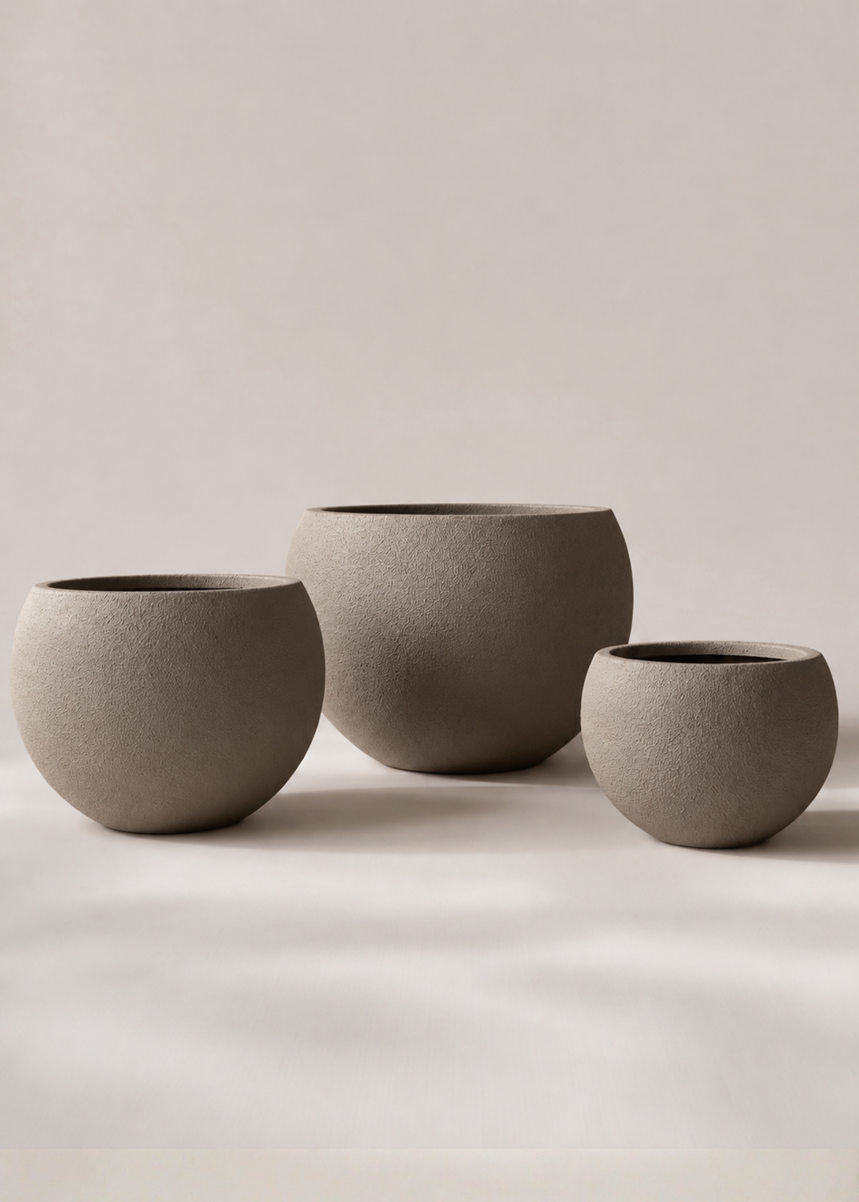 Lithos Planters - Mud Brown