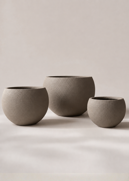 Lithos Planters - Mud Brown
