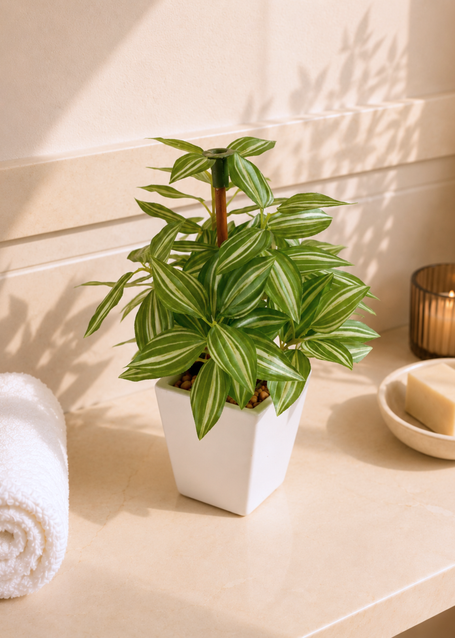 Artificial Variegated Wandering Plant