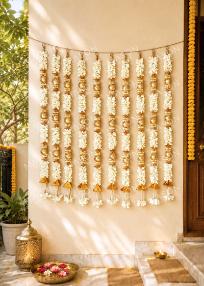 Festive Rajsi Ladi White - Set of 10