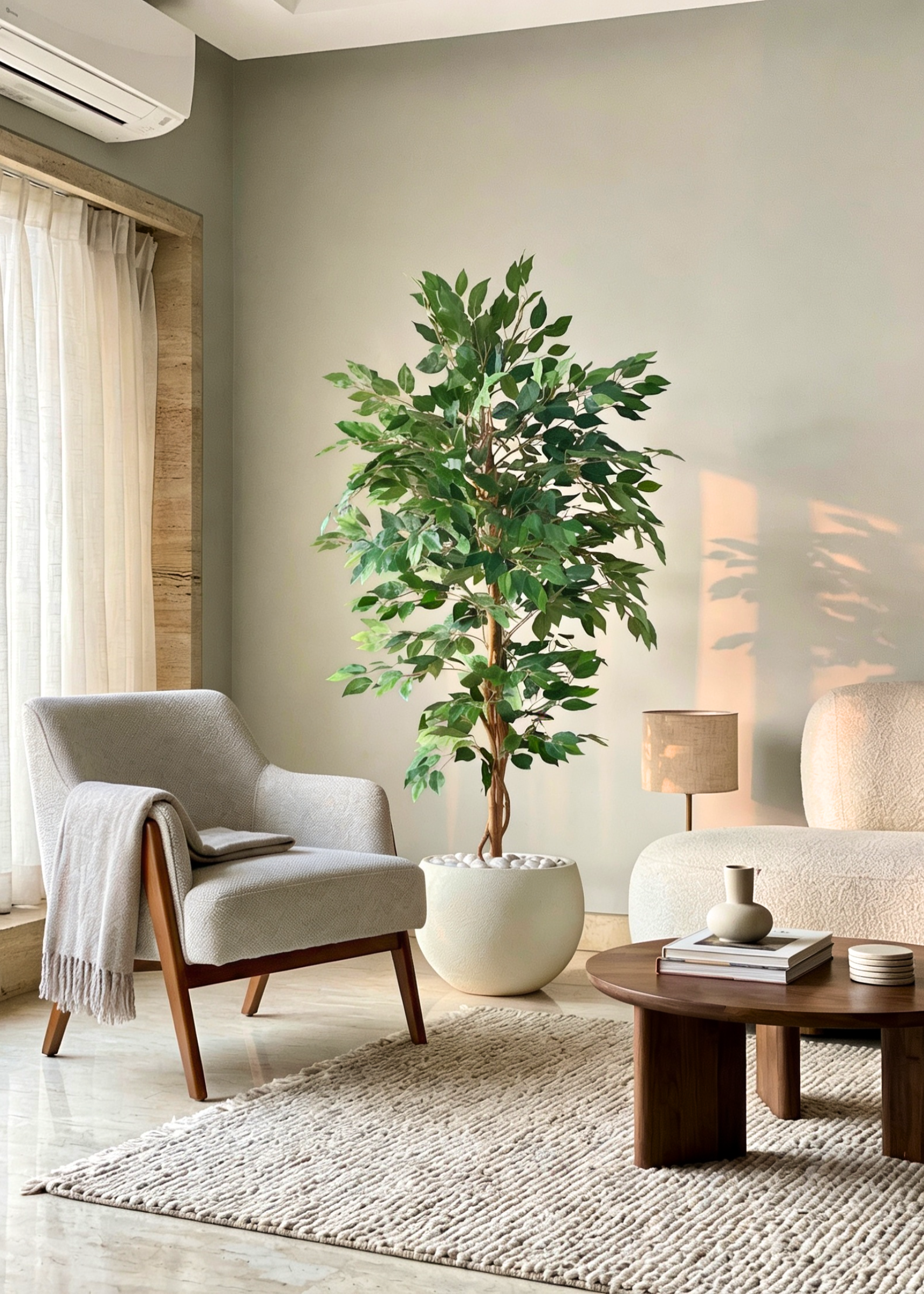 Artificial Weeping Ficus Plant - 5 Feet
