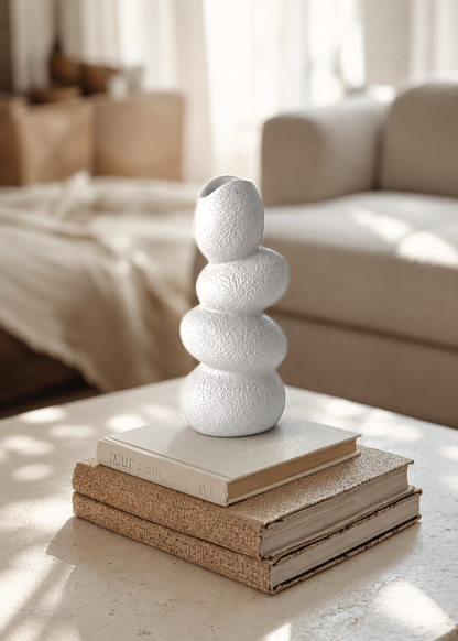 Pebble Vase - Ivory