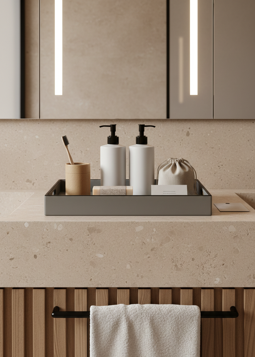 Naples Serving Tray - Grey