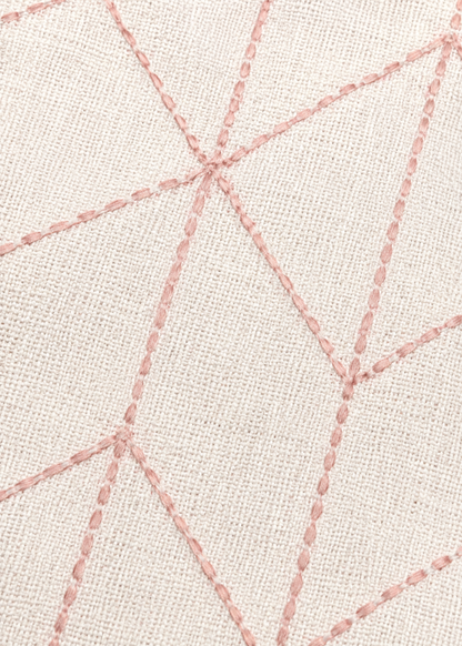 Chevron Rose Cushion Cover