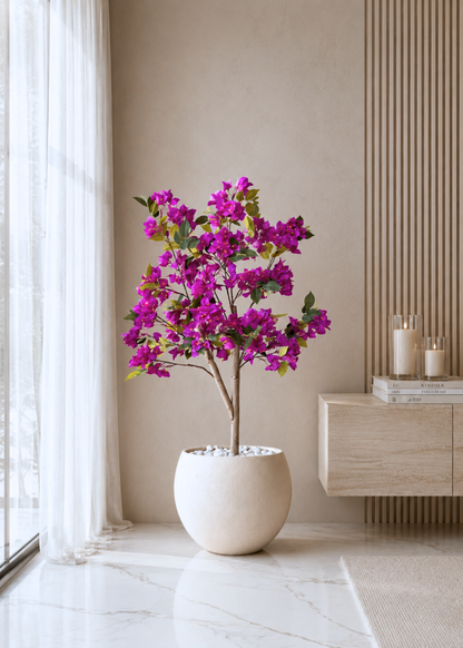 Artificial Purple Bougainvillea Plant - 4 Feet