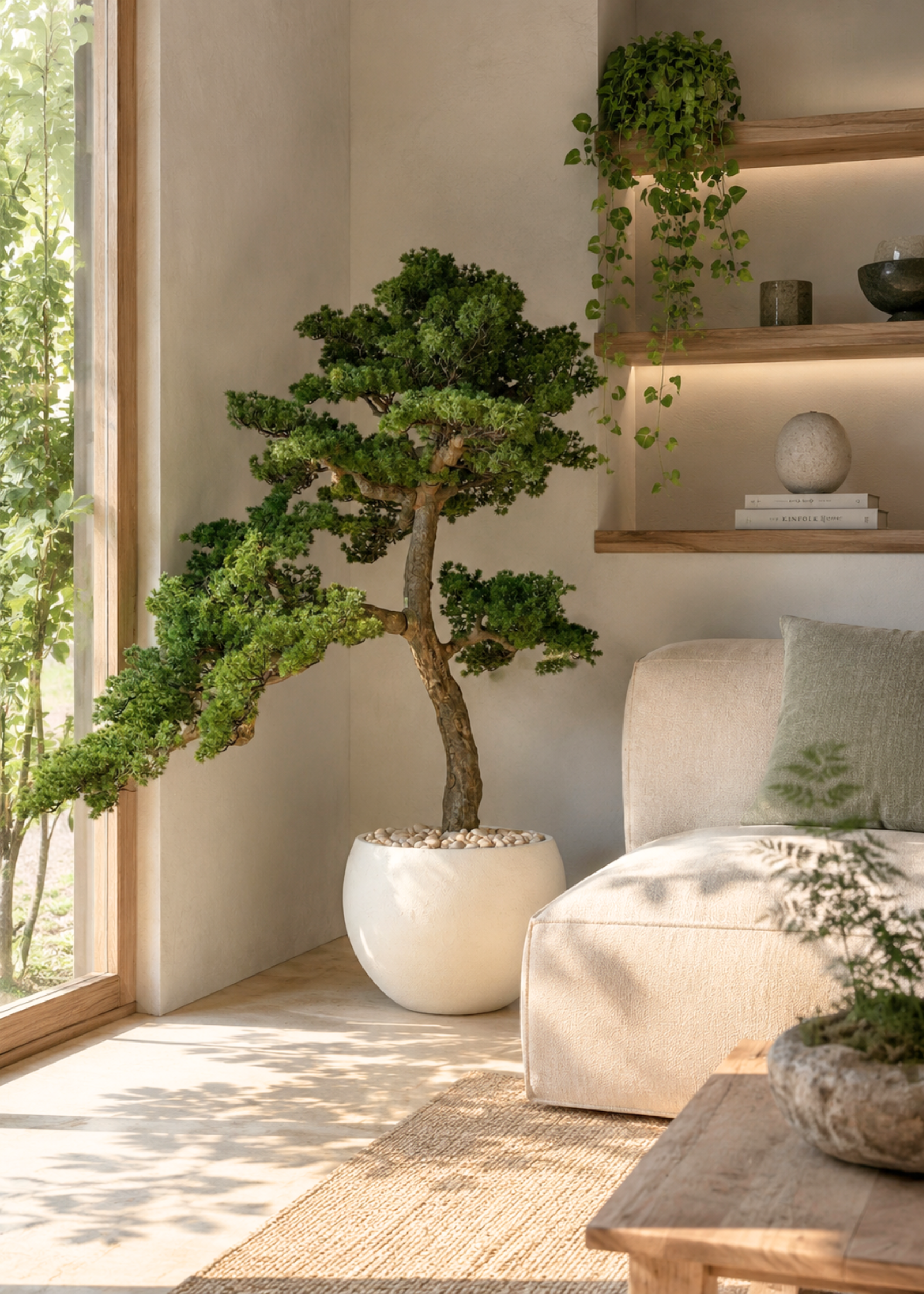 Artificial Zen Bonsai Plant - 5.5 Feet