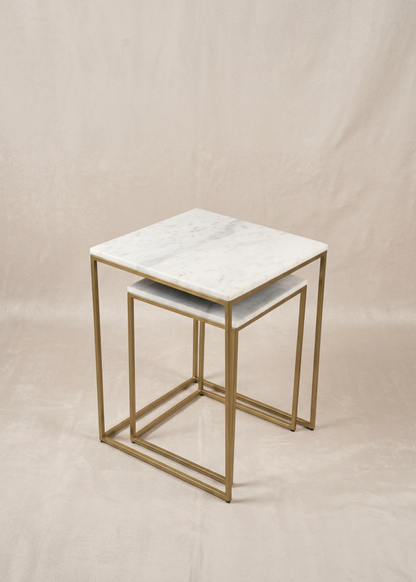 Oxford Square Nesting Tables - Set of 2