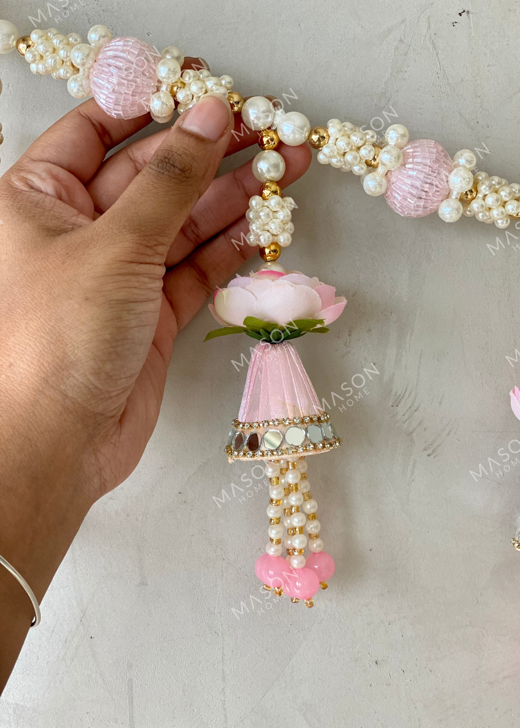 Festive Blush Bloom Toran