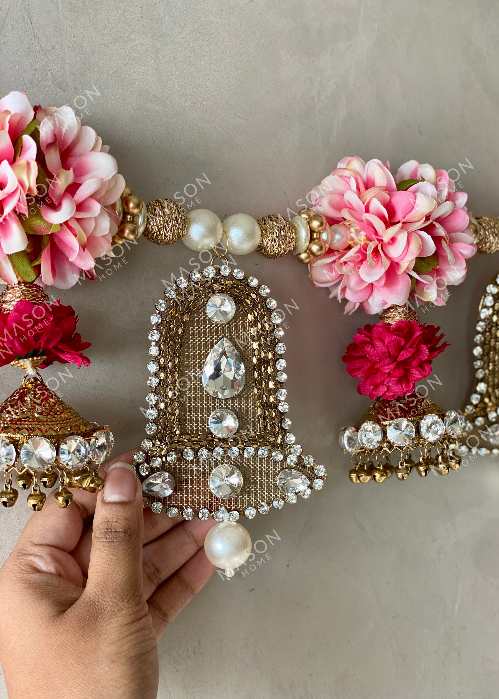 Festive Kundan Bell Toran