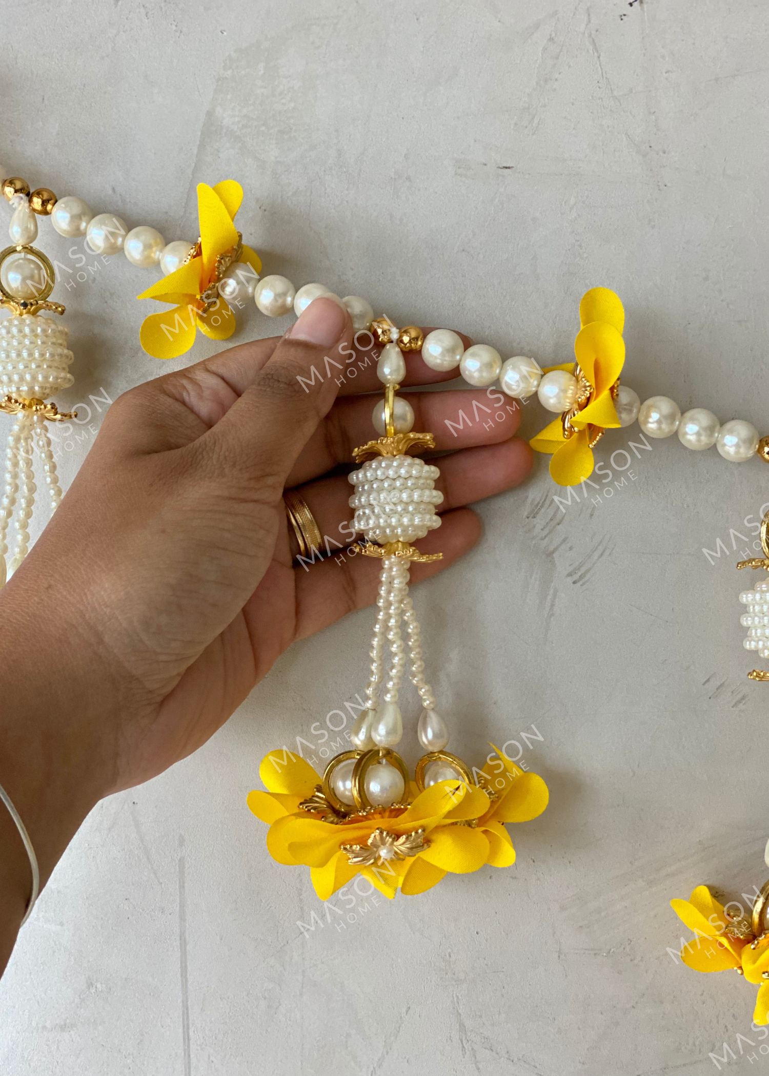 Festive Golden Petal Toran