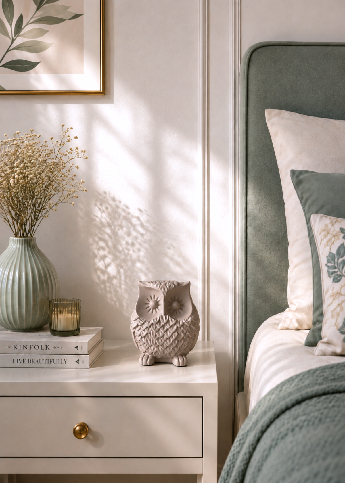 Beige Owl Artefact - Small
