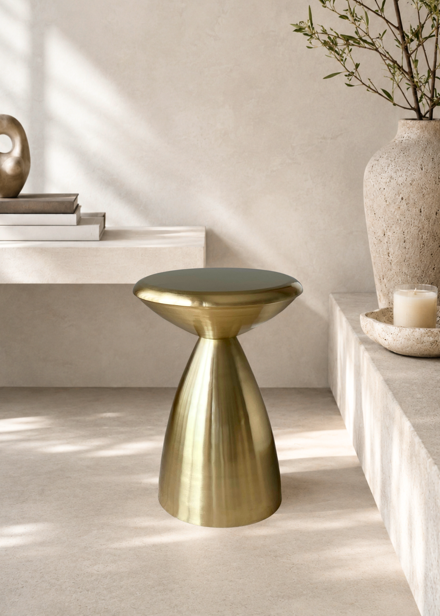 Monet Gold Side Table
