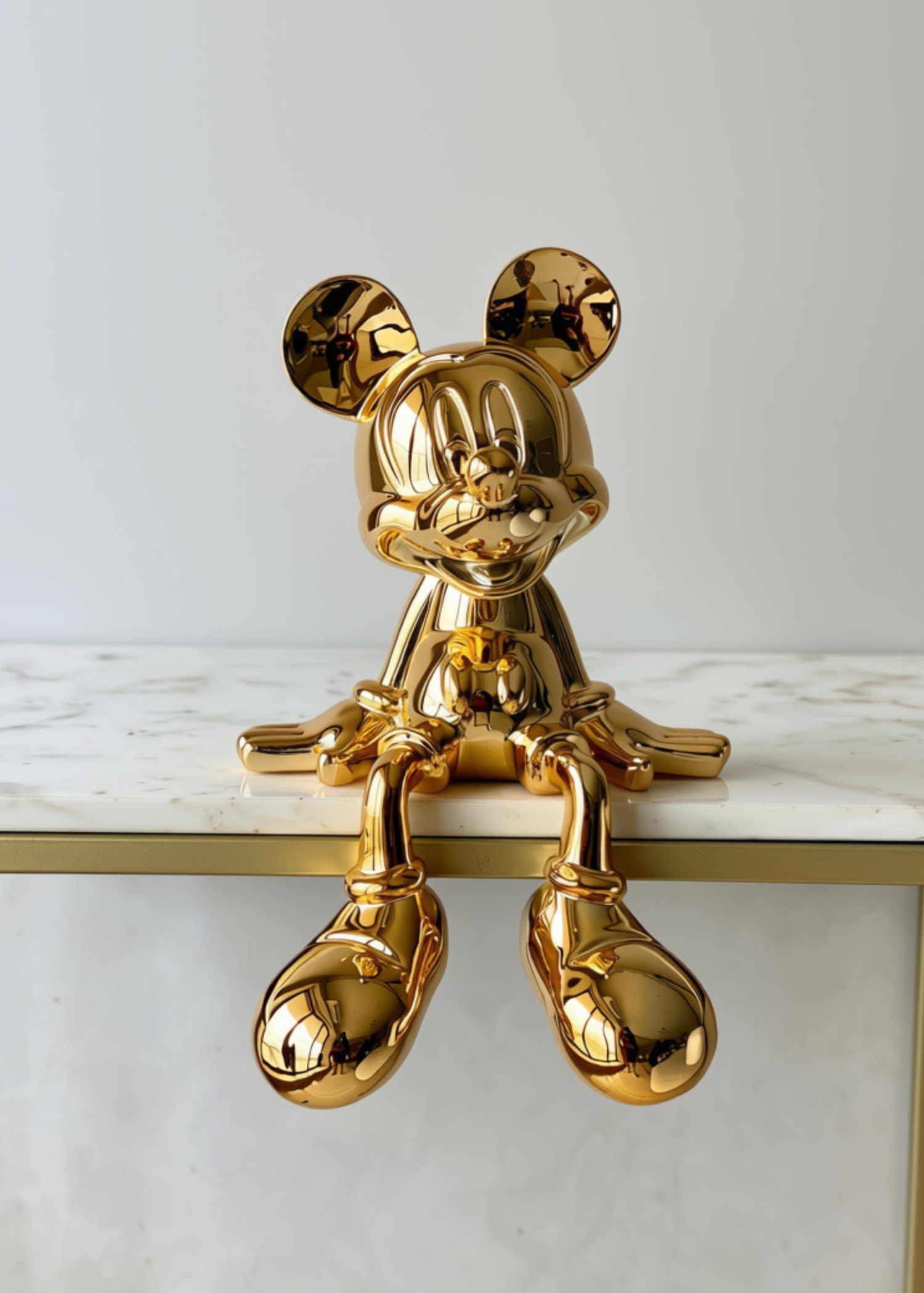 Obsidian Micky Mouse -Small (Gold)