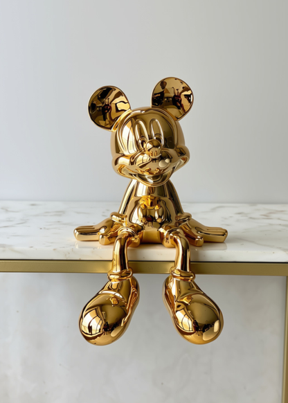 Obsidian Micky Mouse -Small (Gold)