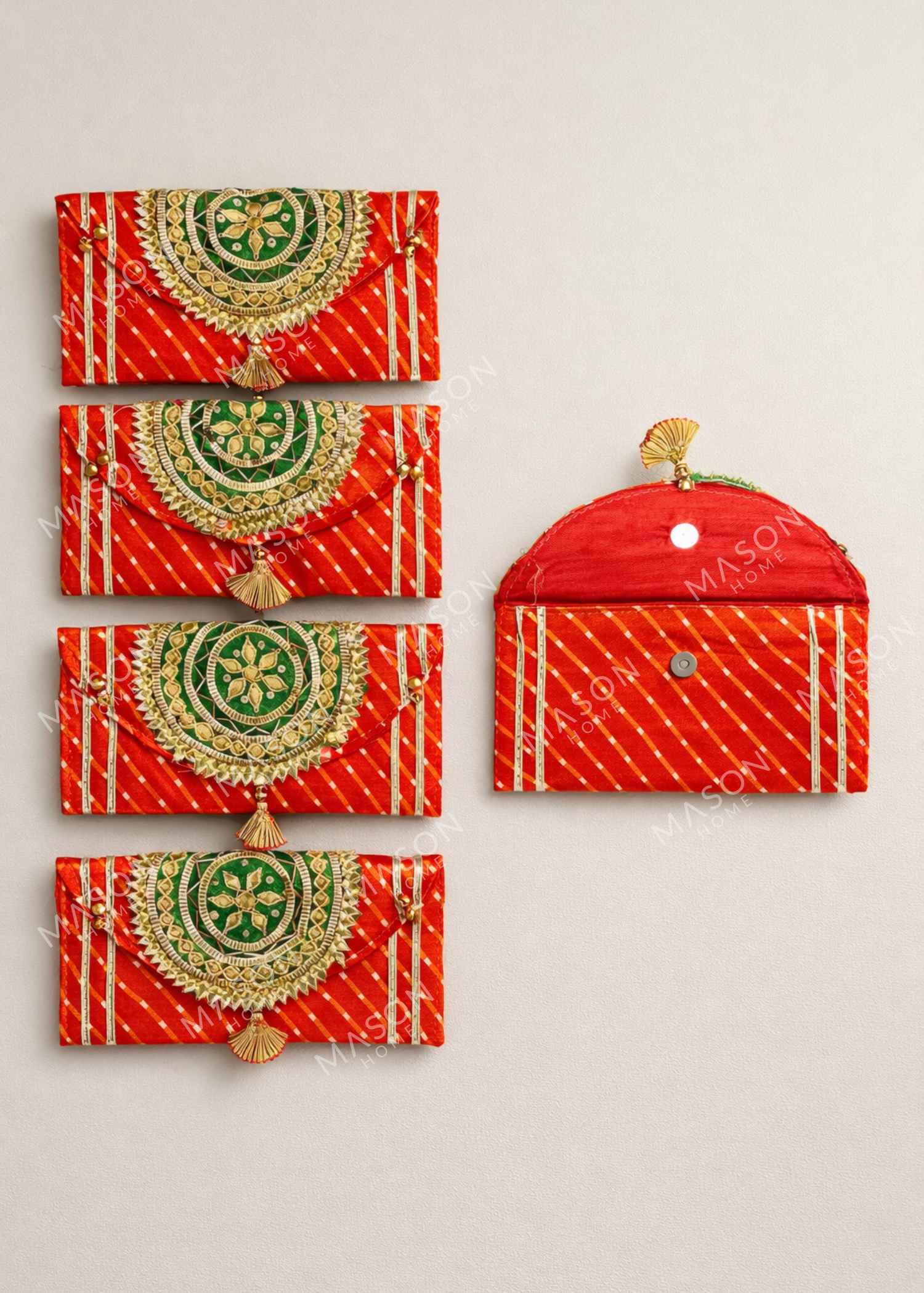 Festive Zari Envelope OG - Set of 5