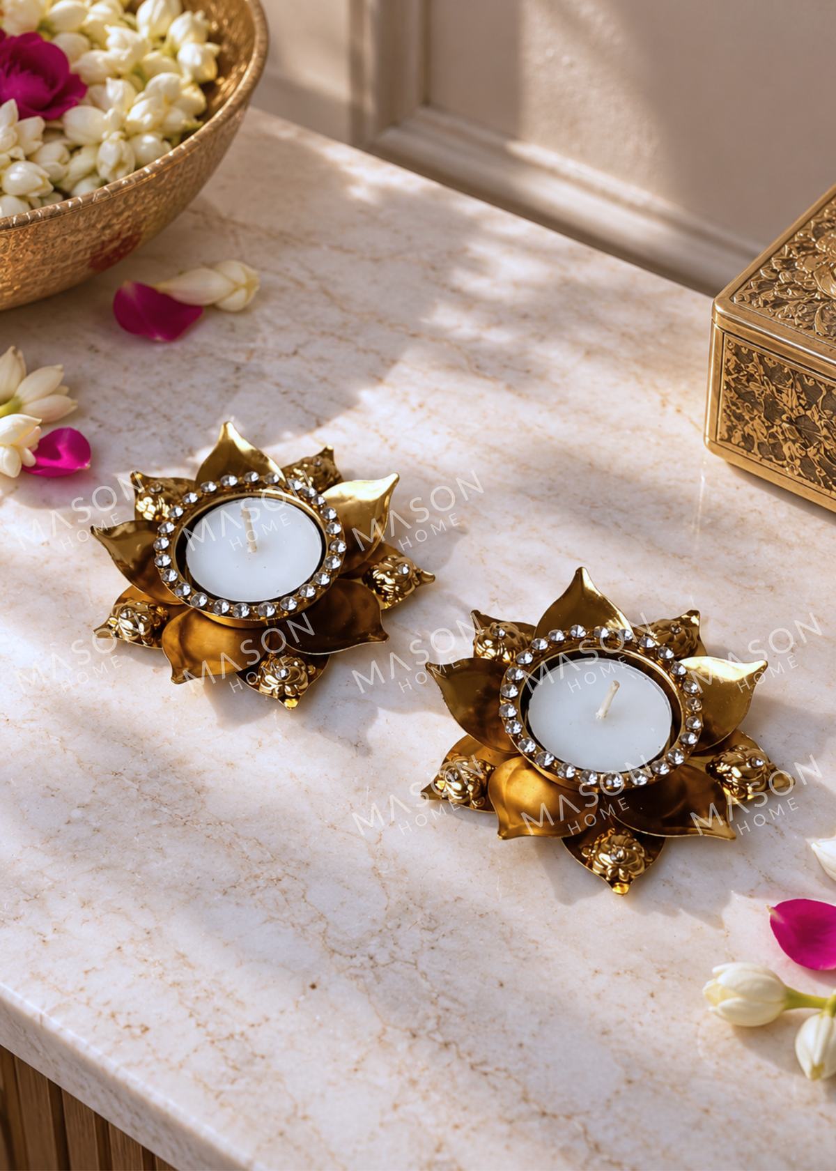 Festive Swarna Diya – Set of 2