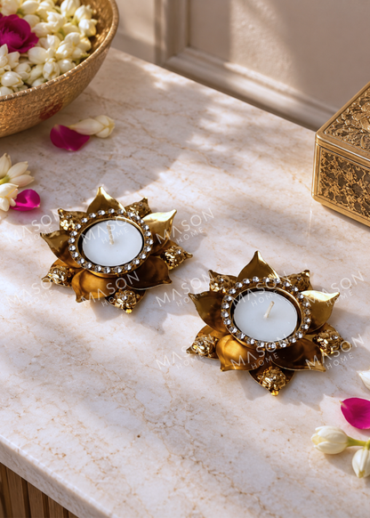 Festive Swarna Diya – Set of 2