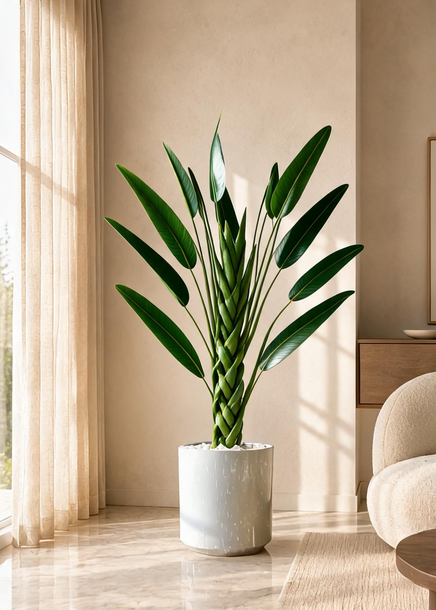 Amara Light Grey Planter - Large