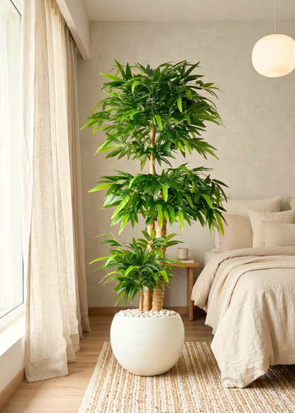 Artificial Timber Bamboo Plant - 6 Feet