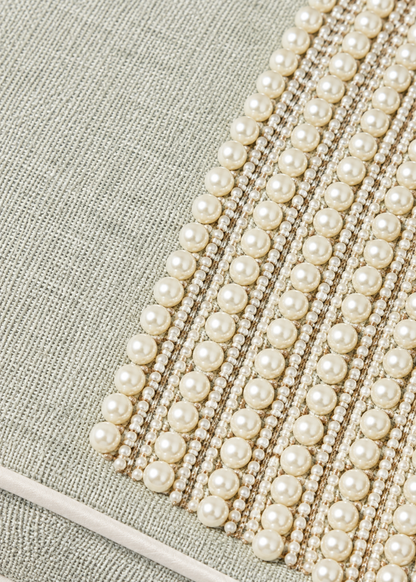 Sage Pearl Cushion Cover