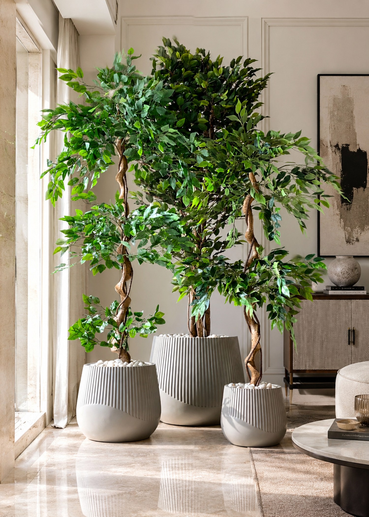 Cassan Planters - Light Grey