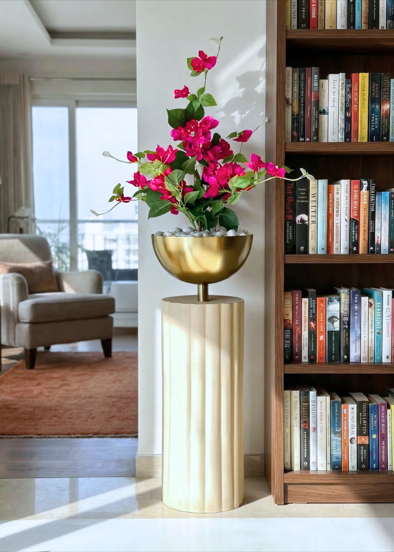Artificial Bloom Bougainvillea Plant - 2.5 Feet