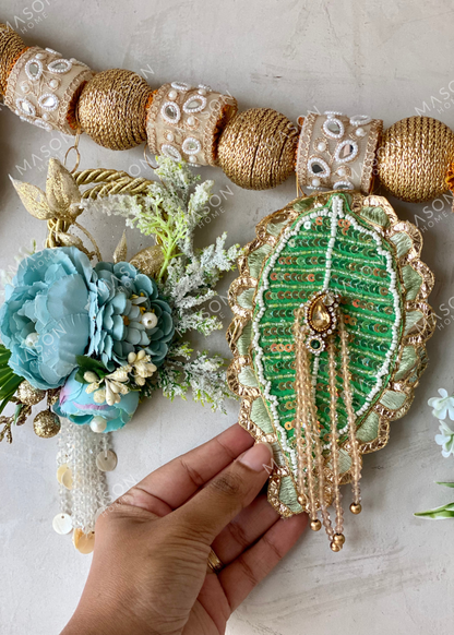 Festive Bluebell Leaf Toran