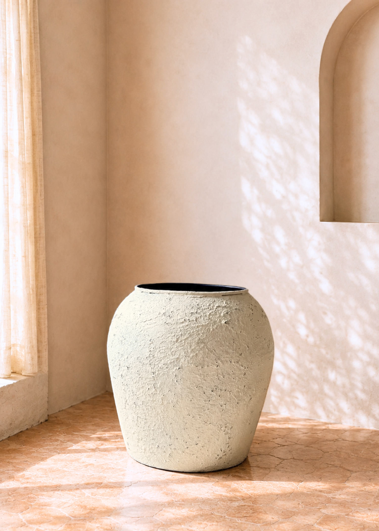 Mesa Planters - Rustic Ivory