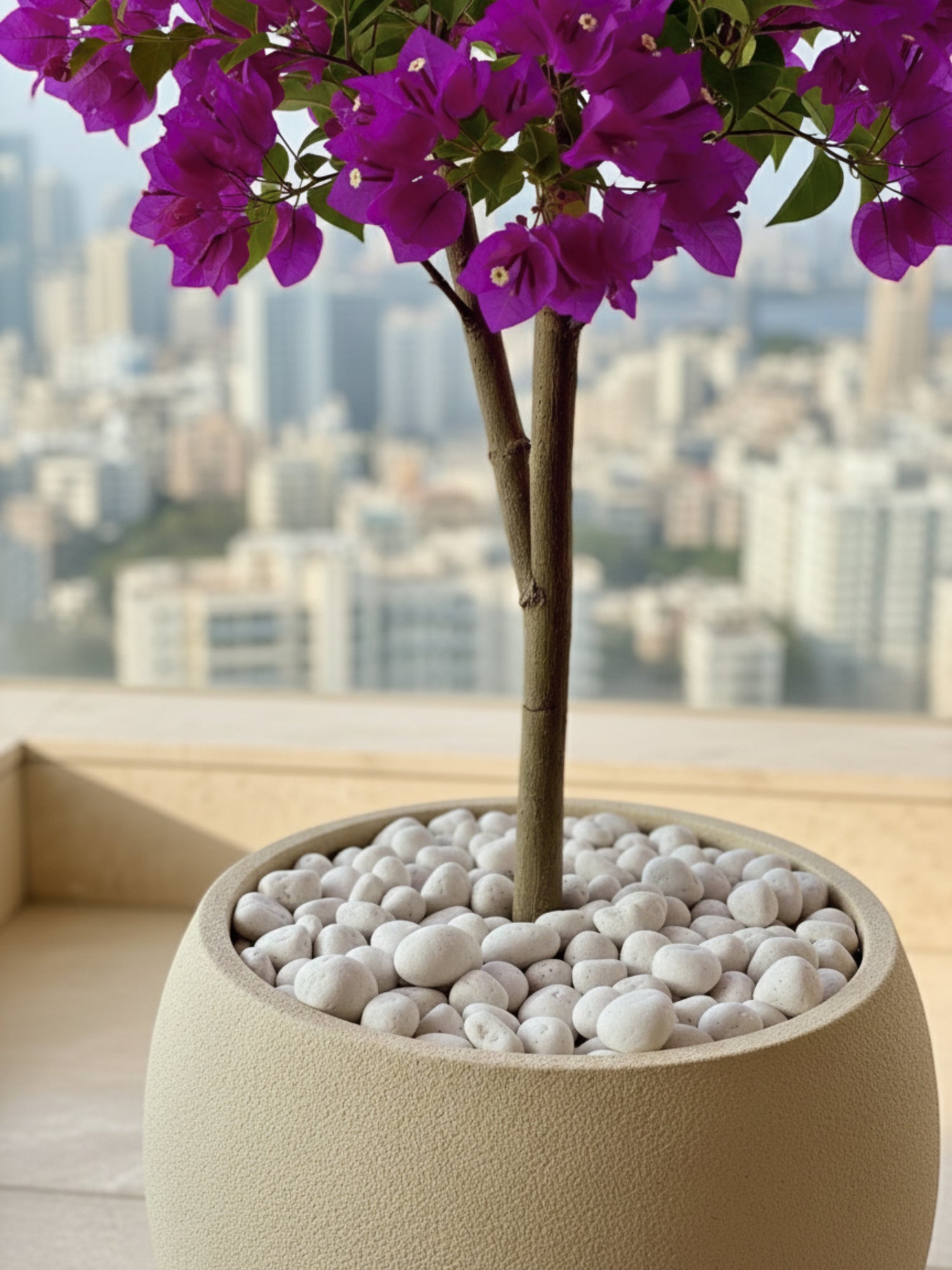 Artificial Purple Bougainvillea Plant - 5 Feet