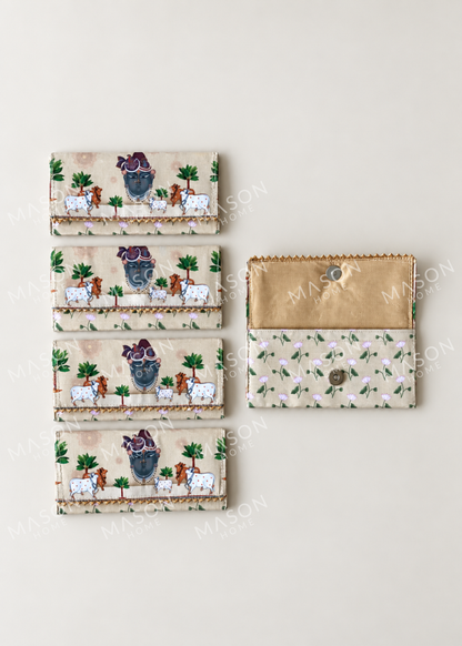 Festive Gajraj Envelope - Set of 5