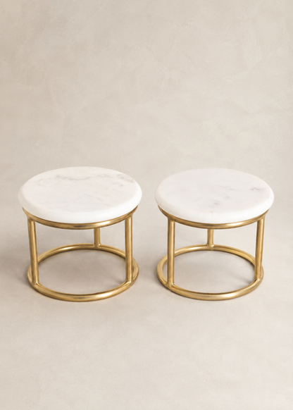 Soho Trio Marble Cake Stand -Set of 3