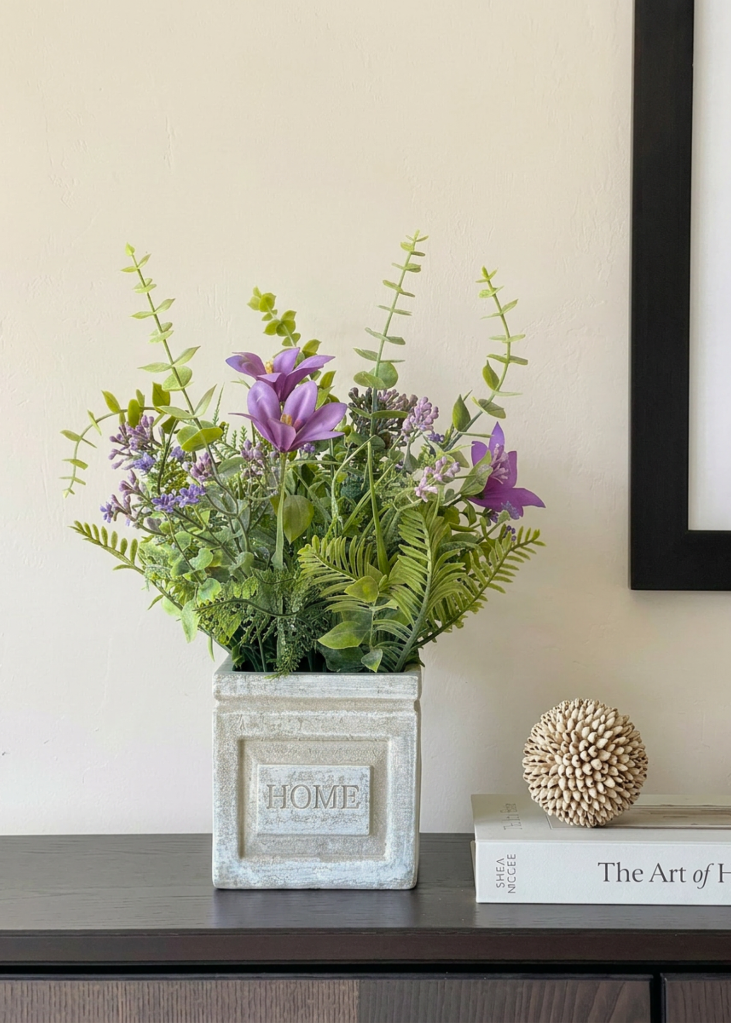 Artificial Lily Meadow Plant - Purple