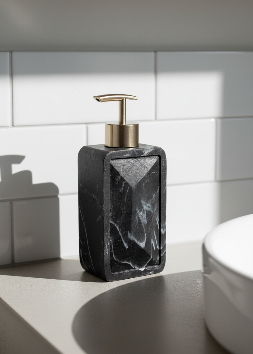 Casa Bathroom Dispenser - Black