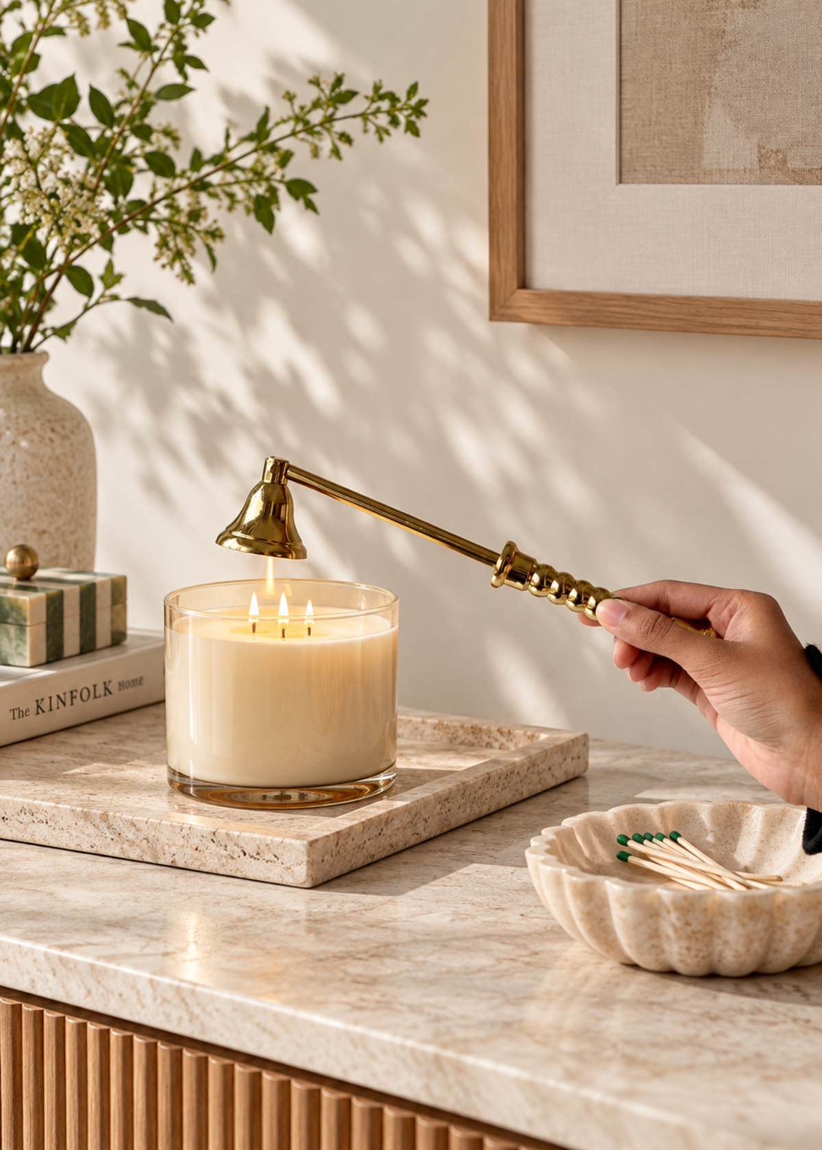 Myra Candle Snuffer - Gold
