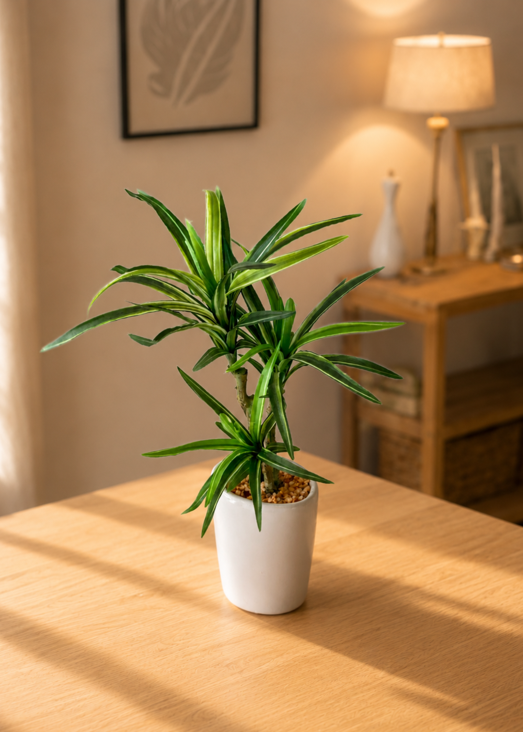 Artificial Dracaena Marginata Plant - 1.2 Feet