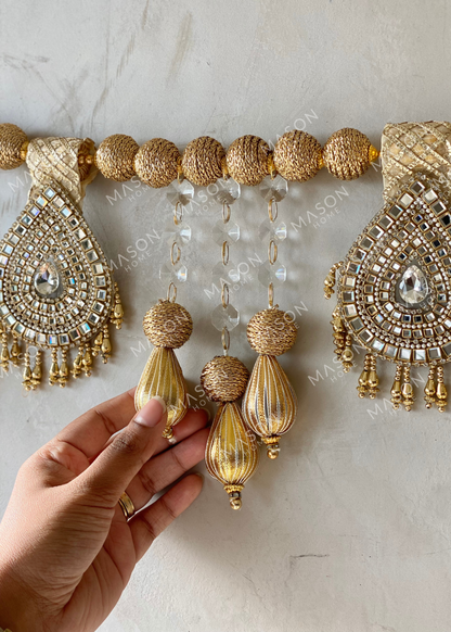 Festive Gold Kundan Toran