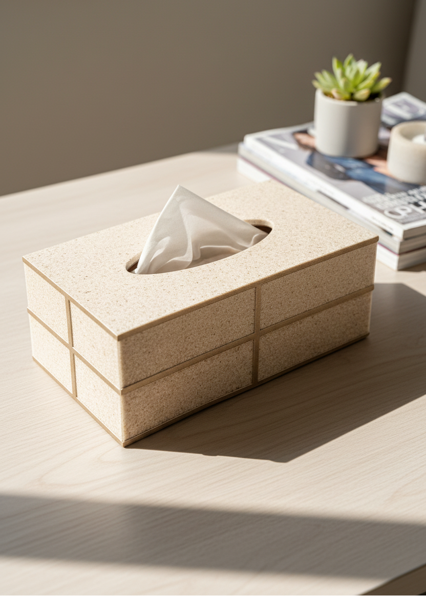 Axia Tissue Box - Beige